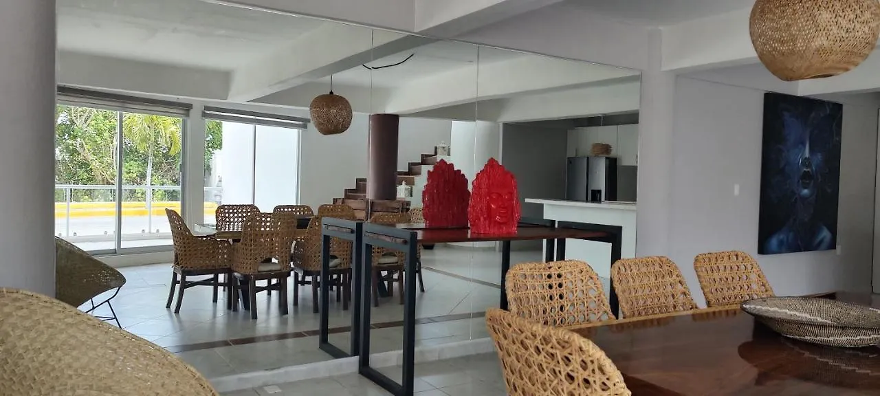 Апартаменты Hermoso Departamento En Cozumel, Con Vista Al Mar Caribe C9